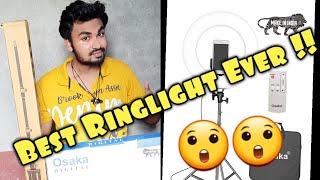 OSAKA 18inch ringlight | MADE IN INDIA | Unboxing and review