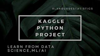 How to use Kaggle  |Datascience|  | ML/AL/DL | |English|  #datascience #rlanguagestatistics