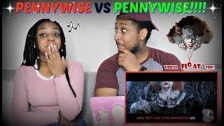 Old Pennywise Vs New Pennywise Rap Battle ('IT' Parody Tim Curry Vs Bill Skarsgard) REACTION!!