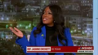 Jasmine Crockett calls out Trump's corruption on MSNBC