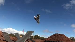 Fmx with Ben Burnett  Kx450 “Big Foots compound”