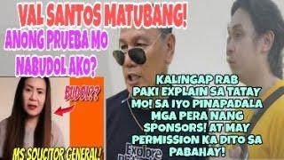 VAL SANTOS MATUBANG IKINAKALAT NA BUDOL DAW SI ROWENAME? #KALINGAP RAB #rodamixvlogs #rheina #ofw