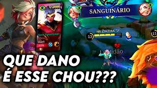 CHOU TÁ DE HACKER DANO + TRUQUE DA MELISSA | Mobile Legends