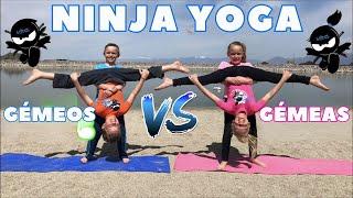 Desafio de ioga! Gêmeos vs Gêmeas | Ninja Kidz em Português