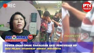 Detik-Detik Pencuri HP Ditumbangkan Power Emak-Emak di Kota Agung Tanggamus Lampung