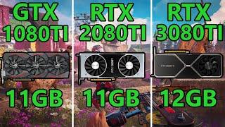 GTX 1080 TI vs RTX 2080 TI vs RTX 3080 TI - 8 Games tested at 4K