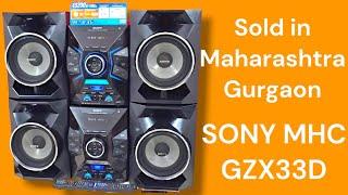 sony mhc-gzx33d about music system.  sold out gentleman