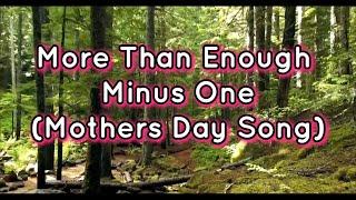 More Than Enough Minus One with Lyrics | Shawna Edwards