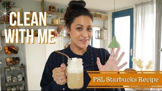 Clean With Me Nederlands | Pumpkin Spice Latte Recept | JIMS&JAMA