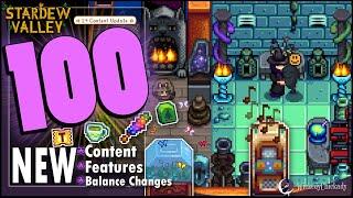 100 NEW Content, Features and Balance Changes | Stardew Valley 1.4 Update | New Items and Rewards