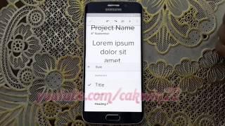 Google Docs : How to change text Style on Android Phone