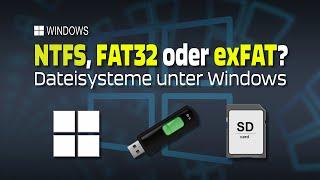 NTFS FAT32 und exFAT - Dateisysteme unter Windows | EINFACH ERKLÄRT