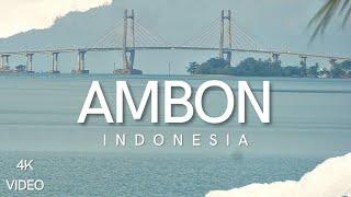 AMBON, MALUKU, INDONESIA. | 4K | Cinematic Drone View Of The City Of Ambon