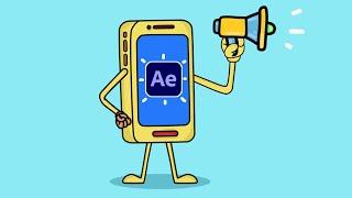 Mobile Marketing Animation in After Effects Tutorials