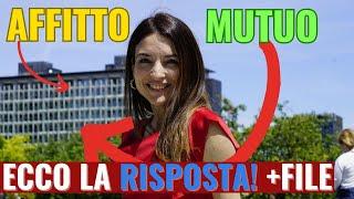 AFFITTO o MUTUO: conviene comprare casa? Dovresti estinguere il tuo mutuo ed investire? +FILE GRATIS