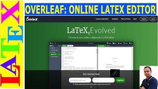 A Brief Introduction to Overleaf, Online LaTeX Editor (Latex Basic Tutorial-35)