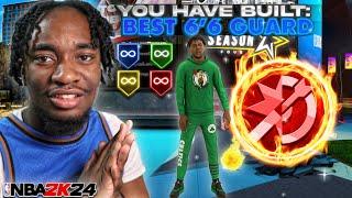 THIS NEW 6'6 POINT GUARD BUILD WILL CHANGE NBA 2K24! BEST ISO BUILD HOF ACROBAT, 92 MIDRANGE 