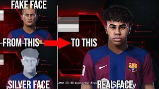 How To Fix Silver/Grey Face (Relink Face) in Football Life 2024 & PES 2021