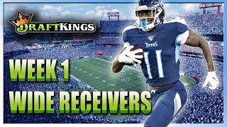 DRAFTKINGS NFL WEEK 1 WIDE RECEIVERS: FANTASY FOOTBALL 2021 DRAFTKINGS DFS