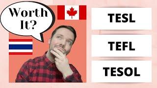 English Language Teacher Certification (TESOL / TESL / TEFL) - Is it Worth it?