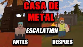 TUTORIAL DE COMO HACER UNA CASA DE METAL EN ESCALATION UNTURNED | Jonan