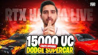 $15000UC DODGE SUPERCARS CRATE OPENING | ALL IN VEIN | PUBG MOBILE | RTX GAMING