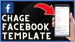 How to change Facebook page template (2023)