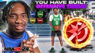 THIS 6'6 POINT GUARD BUILD IS GAMEBREAKING ON NBA 2K24! BEST ISO BUILD 90 DUNK, 92 3PT, 85 STEAL!