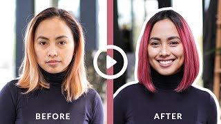 TUTORIAL: Oway Vibrant Rose Spring Hair Color Makeover