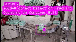 Efficient Object Detection & Tracking on Conveyor Belts for Automation | computer vision