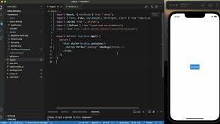 React Native Tutorial 56 - Button | React Native Elements