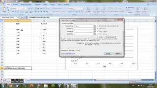 Ajuste por minimos cuadrados con excel