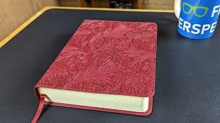 ESV Journaling Bible - Trutone, Raspberry Floral Design Cover