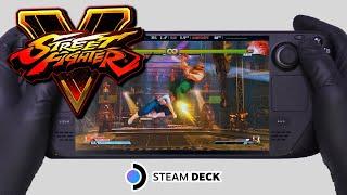 Street Fighter V | Steam Deck Gameplay | Steam OS