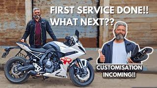 India's First Suzuki GSX-8R First Service Update!! | Customisation Incoming | Santhosh BN