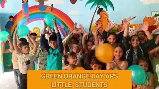 Green orange day Celebrate in Aps school