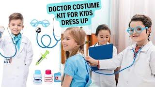 Doctor Costume Kit for kids Dress up | Medical Set Birthday Gifts