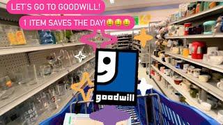 Let’s Go To Goodwill! One Item Value Blows Me Out Of The Water! Thrift With Me For Resale!