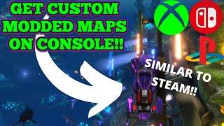 How to get custom modded maps(Workshop maps) In Rocket League on Console!!(PS4, XBOX, SWITCH, PS5)