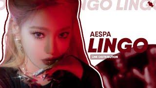 aespa - Lingo | Line Distribution