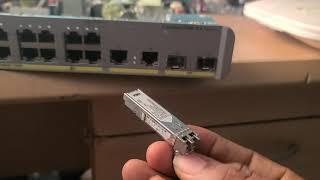 how to check my  Cisco switches sfp port status,  or how do I know if my sfp port  is working?