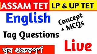 English grammar | Assam tet | Tag questions live