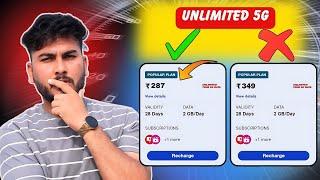 Jio Unlimited 5G New Plan : Only ₹287 Par Month ( 2Gb/Day - Unlimited 5G ) | Jio ₹719 Plan 2024