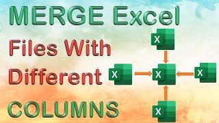 Merge Excel file with different Columns into one Excel | Merge different headers into One