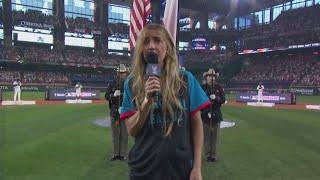 Ingrid Andress performs the national anthem, faces backlash