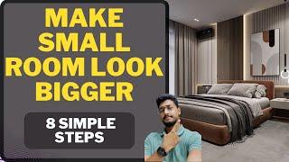 Make you SMALL BEDROOM & room look 2x double and more spacious in 8 simple steps with 91Homes