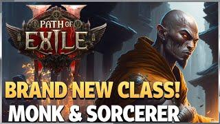 Path of Exile 2 - New Classes! Monk & Sorcerer Gameplay
