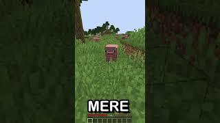 minecraft but i can't touch any mob  #shorts