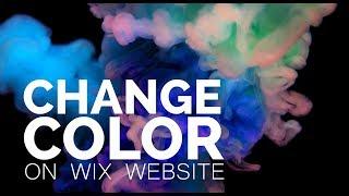 Changing Colors on Wix Website | Feature 1