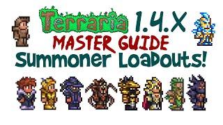 Best Terraria Summoner Loadout Guide, 1.4.x! (Master Mode, Pre-Hardmode & Hardmode Progression)